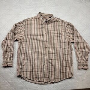 Weathered Casuals Authentic Portuguese Flannel plaid shirt size XL